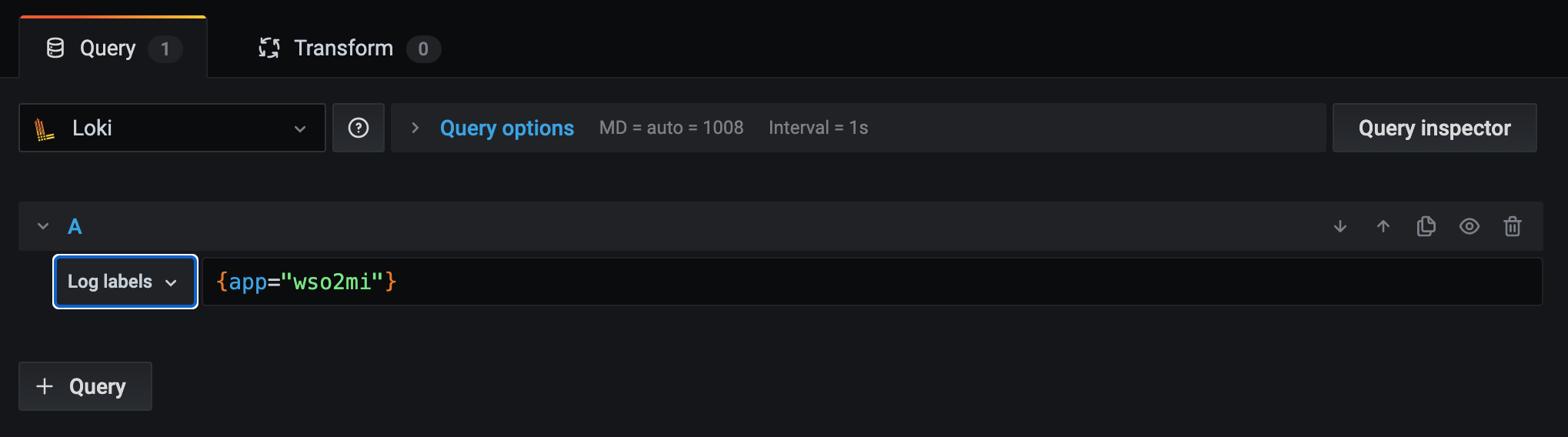 Loki Query Configuration Loki Query Configuration